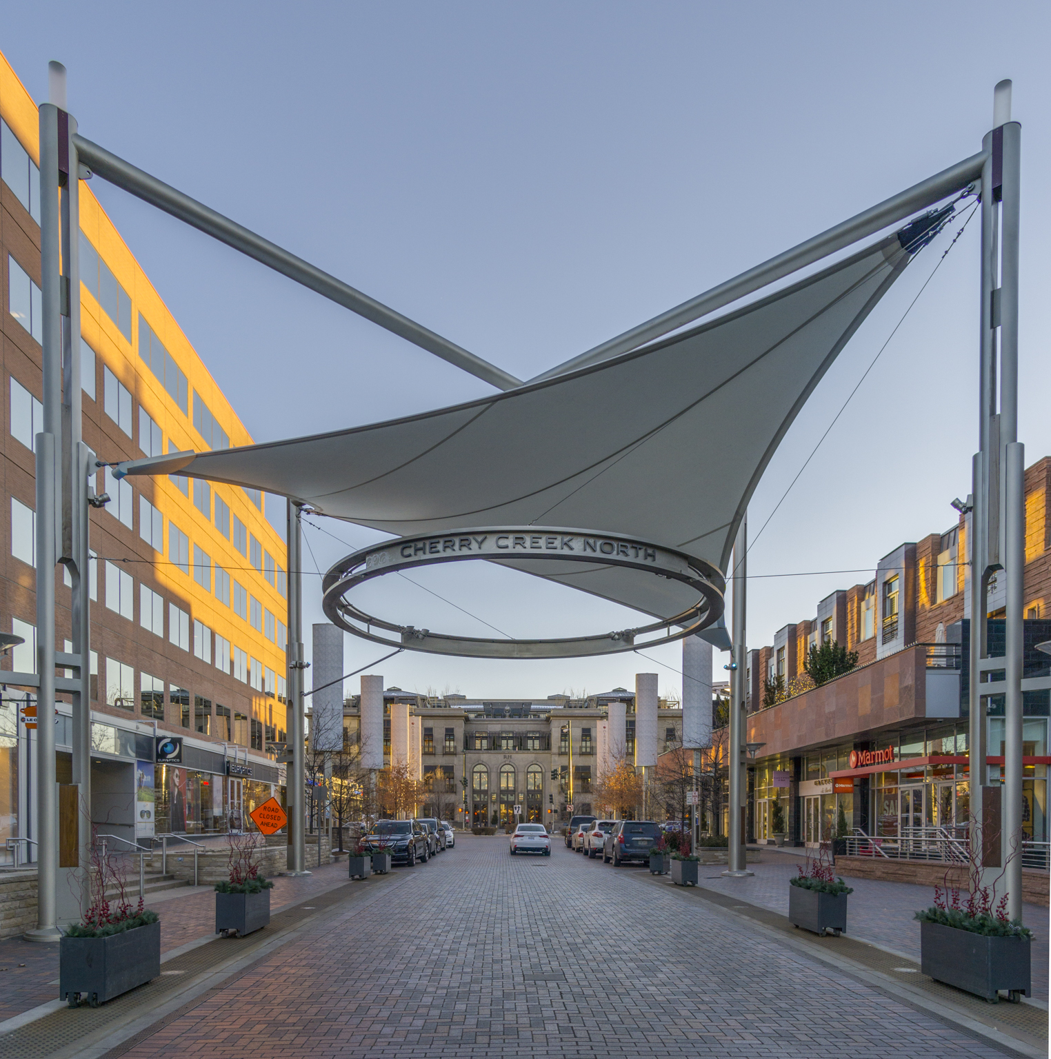 Stock image of Cherry Creek North signage