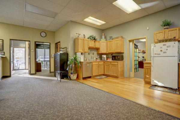 Interior photo of the property, showing the kitchen space