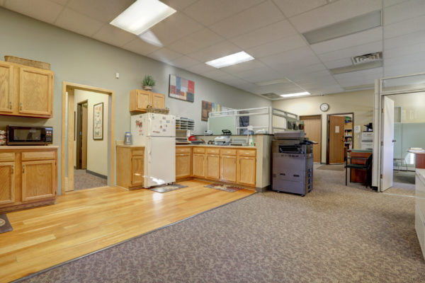 Interior photo of the property, showing the kitchen space