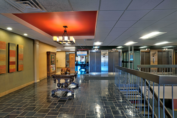 Interior image of the lobby