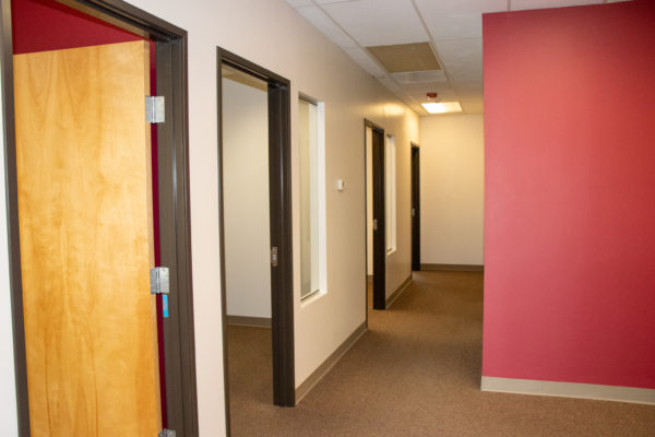 Interior photo of hallway
