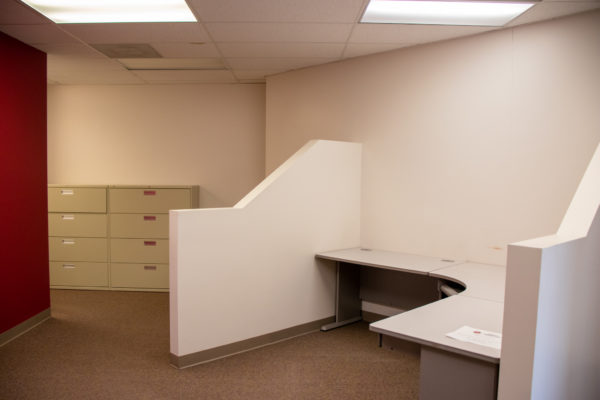 Interior photo of reception area